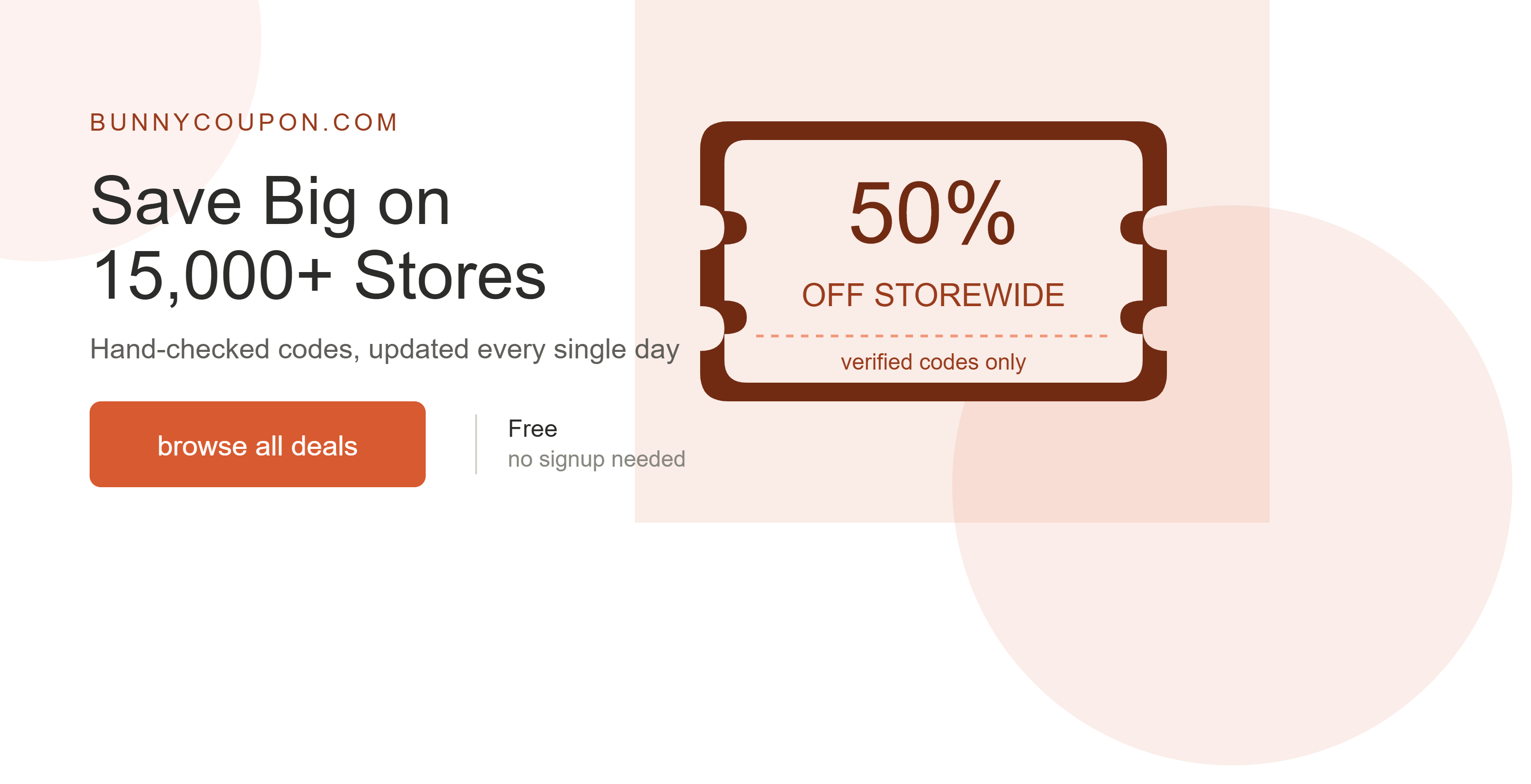 Save Big on 15,000+ Stores Every Single Day