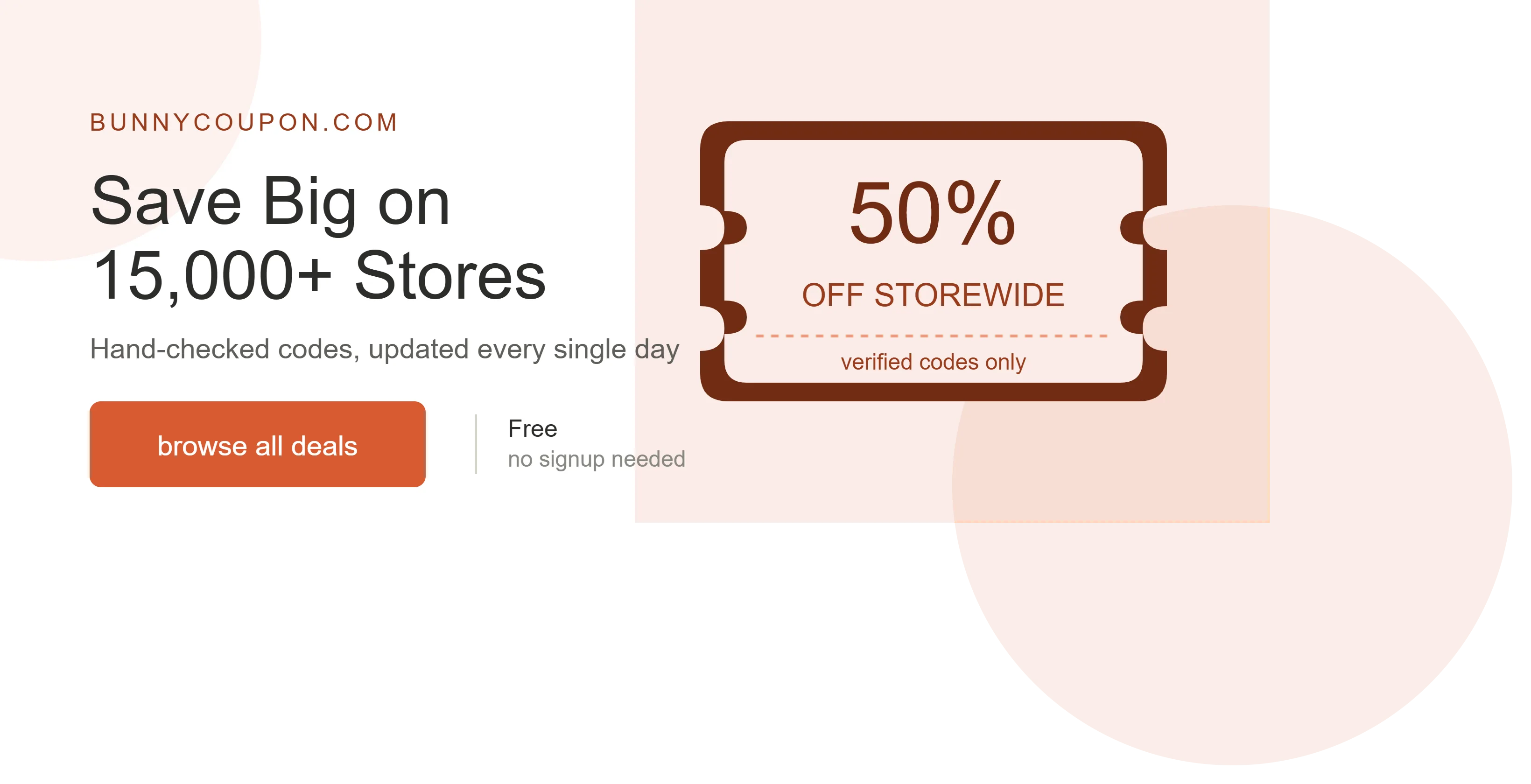 Save Big on 15,000+ Stores Every Single Day