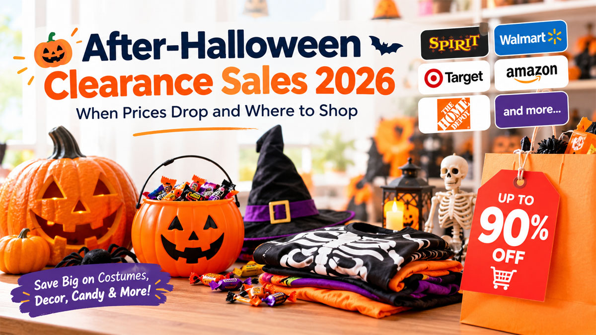 After-Halloween Clearance Sales 2026: When Prices Drop and Where to Shop