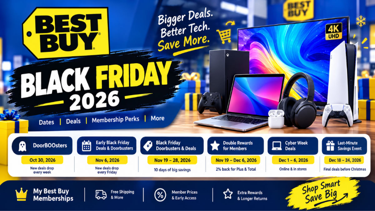 Best Buy Black Friday 2026: Sale Dates, Member Rewards and Price Match Rules Best Buy Black Friday 2026: Sale Dates, Member Rewards and Price Match Rules