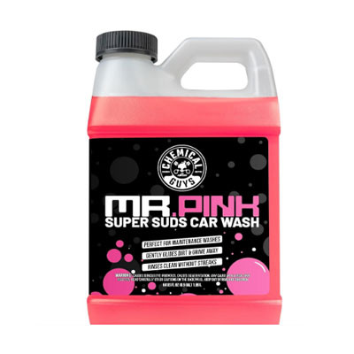 Chemical Guys Mr. Pink Foaming Car Wash Soap, High-Suds pH-Balanced Car Shampoo, Safe for Wax & Sealants, Works with Foam Cannons & Bucket Wash, Safe on All Paint Finishes, 64 oz, Candy Scent
