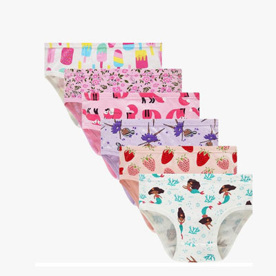 Winging Day Little Girls' Cotton Panties Baby Toddler Soft Underwear Multipack