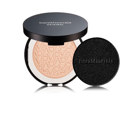 bareMinerals Original Pressed Powder Foundation Mineral SPF 15 – Talc-Free, Luminous Finish, Buildable Coverage, Vegan, Clean Beauty