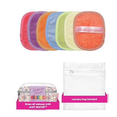 7-Day Set, Erase All Makeup with Just Water, Including Waterproof Mascara, Eyeliner, Foundation, Lipstick, Sunscreen, and More! 7ct