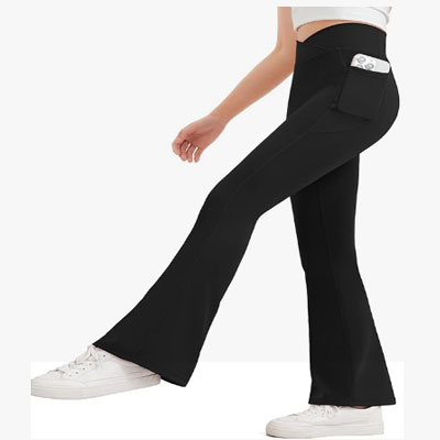 JOCMIC Flare Leggings Bell Bottom High Waisted Flared Pants