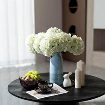 3Pcs 21” Hydrangea Artificial Flowers, Large Real Touch Hydrangea, Lifelike Faux White hydrangeas, Fake Hydrangea Stems Perfect for Home Decor, Wedding, Party, Christmas,Centerpiece Decor- White