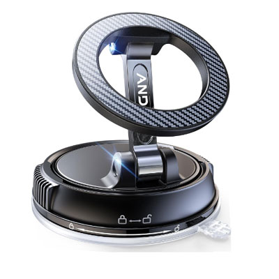 ANDERY Car Phone Holder for Magsafe [78+LBS Strongest Suction & 2400gf Magnetic] 360° Adjustable Car Phone Mount, Phone Holders for Your Car for iPhone 17 Pro Max 16 15 14 13 12 Air Plus, Carbon Fiber