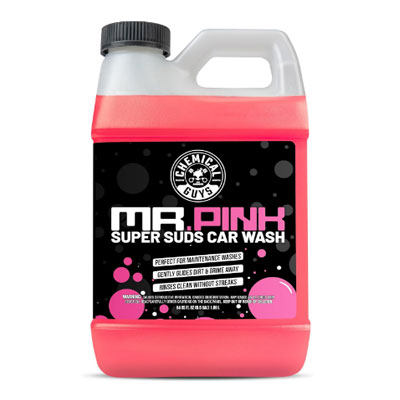 Chemical Guys Mr. Pink Car Wash Soap - 64 oz Super Suds Auto Shampoo for Cannon, Blaster, or Bucket Wash - pH Balanced, Safe on Wax, Sealant, Ceramic, and Clear Coat Finishes