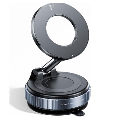 2026 Upgraded Vacuum Magnetic Car Phone Holder 360° Reinforced 96LBS Ultra Suction Cup Phone Mount for MagSafe Cell Phone Holders for Your Car/Gym/Mirror Mount for iPhone & Android