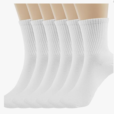 BomKinta Women Casual Calf Socks - Cute Cotton Crew Socks - Soft Above Ankle Sock 6 Pairs Size 5-10