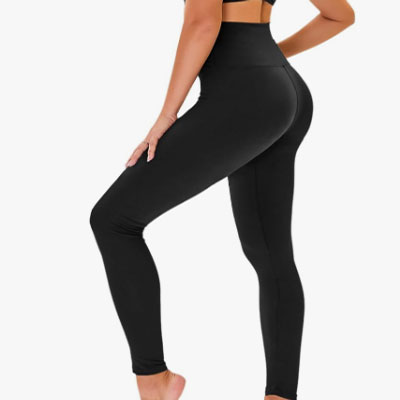 High Waisted Leggings for Women - No See Through Tummy Control Cycling Workout Yoga Pants with Pockets Reg & Plus