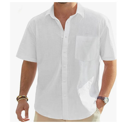 J.VER Cotton Linen Shirts Button Down Shirts Tops