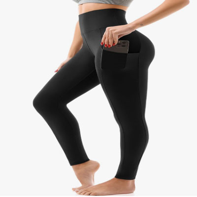 SINOPHANT High Waisted Leggings Capri Yoga Pants