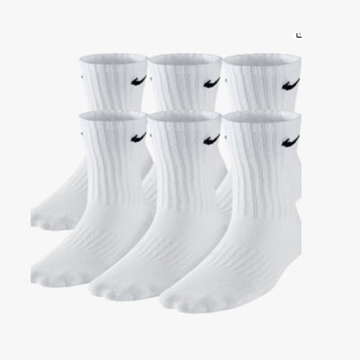 NIKE Boys' Performance Cushion Crew Socks with Band (3 Pairs)
