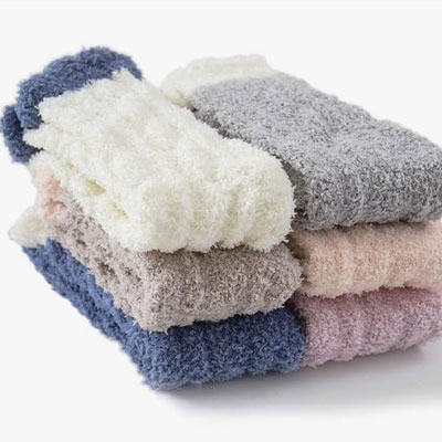 TEHOOK Warm & Cozy Gifts for Women, Fluffy Fuzzy Sock, Plush Sleeping Slipper Socks - Soft Warm Fabric