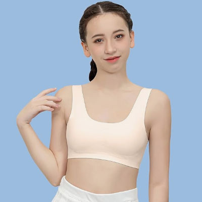 SALIA GIRL Training Bras for Girls 10-16 Sports Seamless Bra with Removable Padding Bras