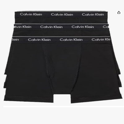 Calvin Klein Men’s Cotton Classics 3-Pack Boxer Brief