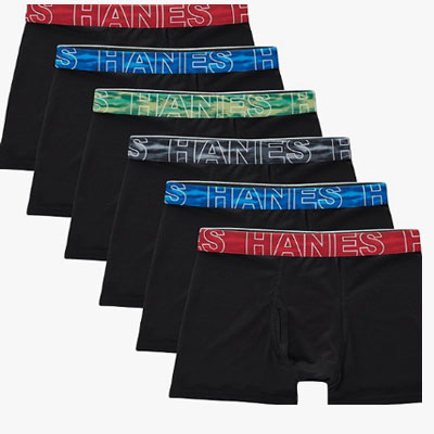 Hanes Boxer Brief, 6-Pack