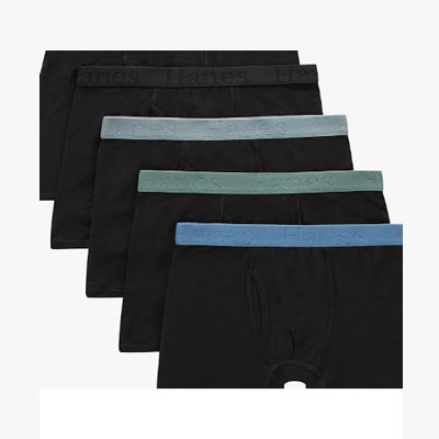 Hanes Ultimate Hanes Originals Ultimate Boxer Brief Underwear, 5-Pack